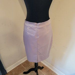 Metallic Lavender Forever 21 Pencil Skirt